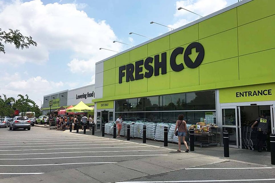FreshCo store entrance 
