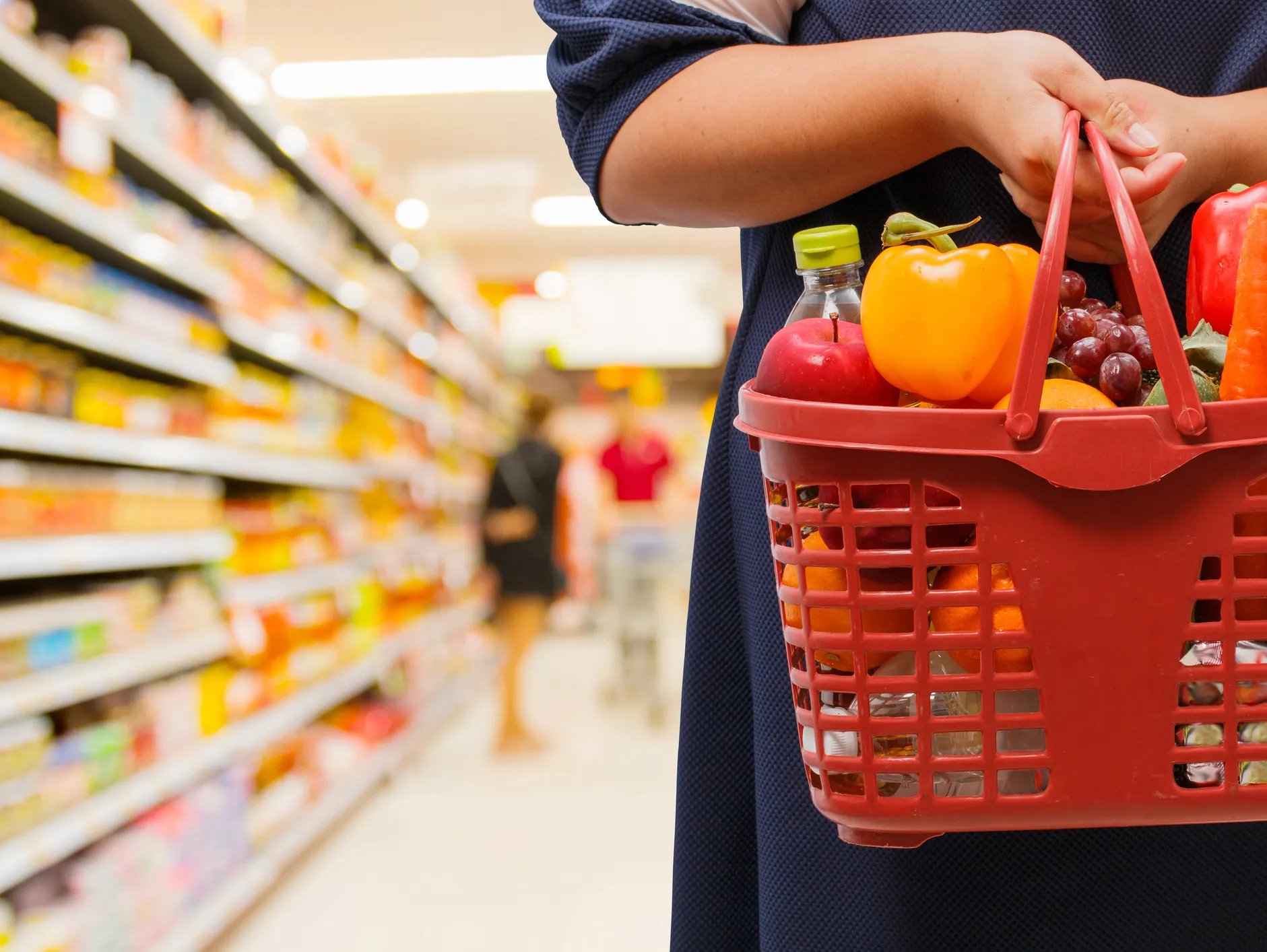 grocery store basket